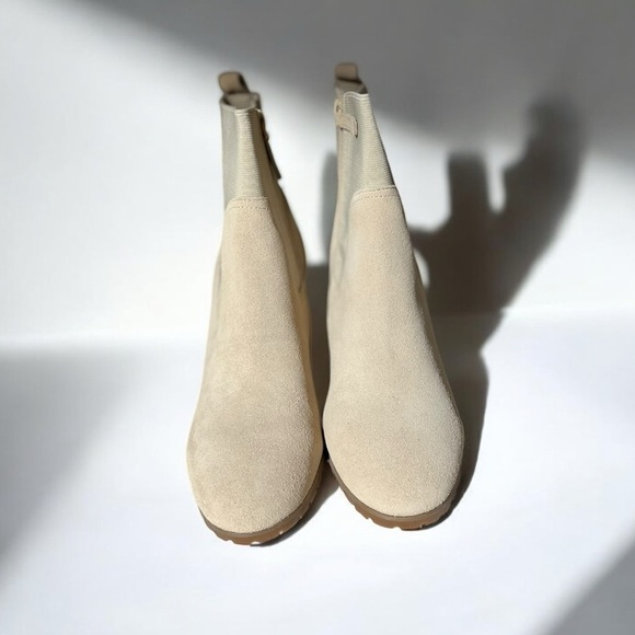 🌻NEW w.tags Violet & Red Minimalist Loaded Knit Cuff Bootie Women's Size 9 - Picture 4 of 9